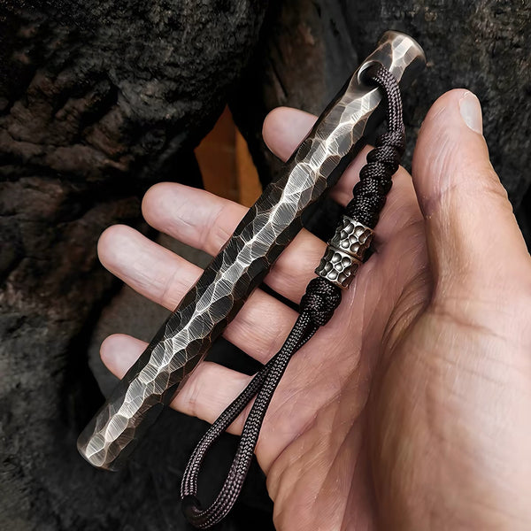 Titanium Impact Pry Bar | Hand-Hammered Texture