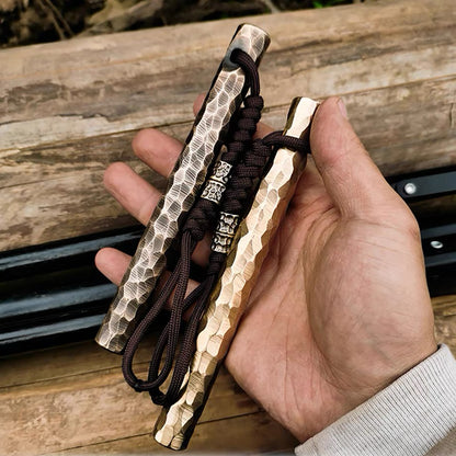 Titanium Impact Pry Bar | Hand-Hammered Texture