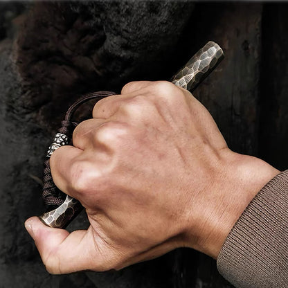Titanium Impact Pry Bar | Hand-Hammered Texture