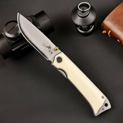 VM-85 // VERMIN FOLDING KNIFE - SAN MAI STEEL & BONE HANDLE