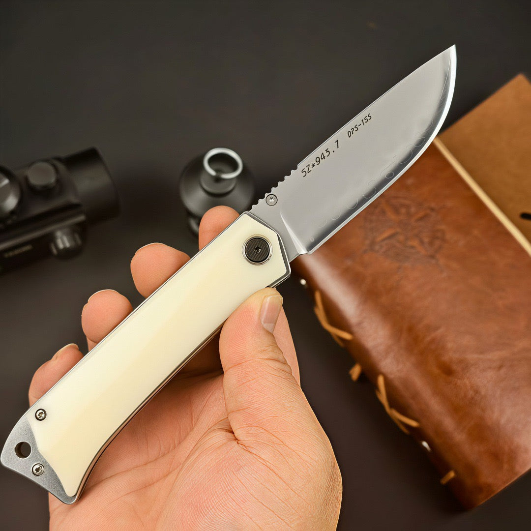 VM-85 // VERMIN FOLDING KNIFE - SAN MAI STEEL & BONE HANDLE