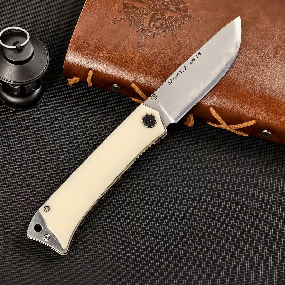 VM-85 // VERMIN FOLDING KNIFE - SAN MAI STEEL & BONE HANDLE