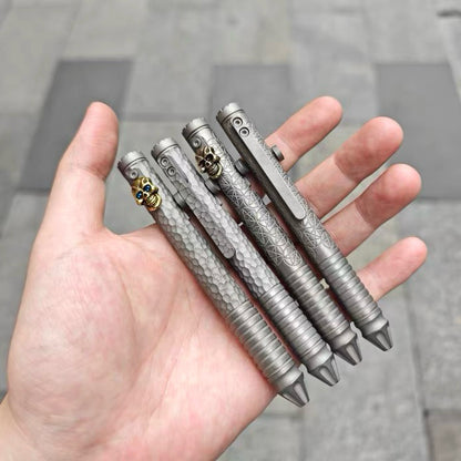 VM-S117 Mini TC4 Titanium Bolt-Action Pen (Skull Edition)